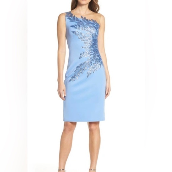 Tadashi Shoji Dresses & Skirts - NEW Tadashi shoji blue midi dress Size PL